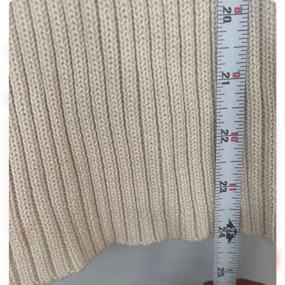 Austin Reed Beige Ribbed Cardigan - Picture 6 of 6